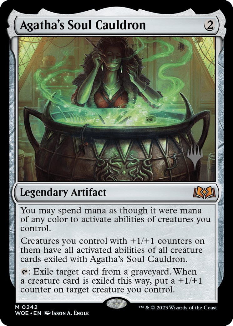 Agatha's Soul Cauldron (Promo Pack) [Wilds of Eldraine Promos] | Magic Magpie
