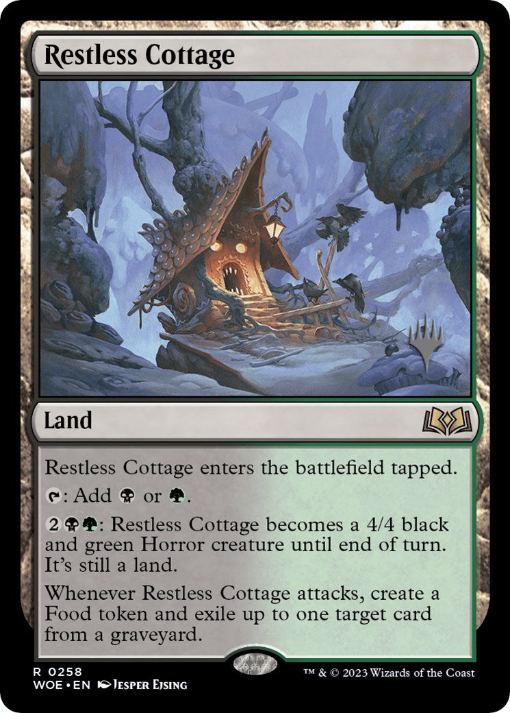 Restless Cottage (Promo Pack) [Wilds of Eldraine Promos] | Magic Magpie