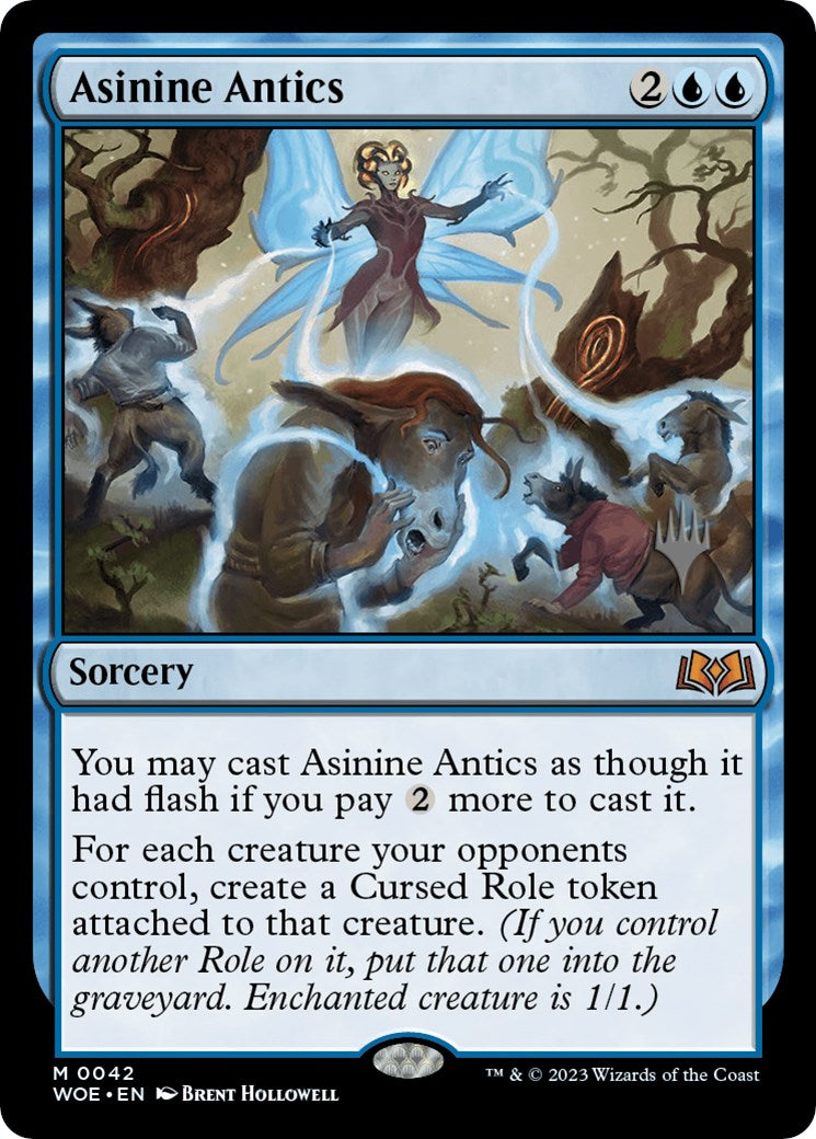 Asinine Antics (Promo Pack) [Wilds of Eldraine Promos] | Magic Magpie