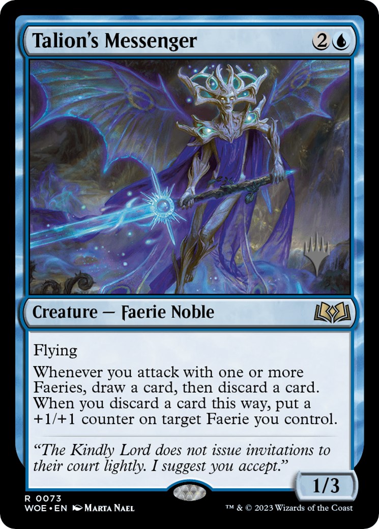 Talion's Messenger (Promo Pack) [Wilds of Eldraine Promos] | Magic Magpie