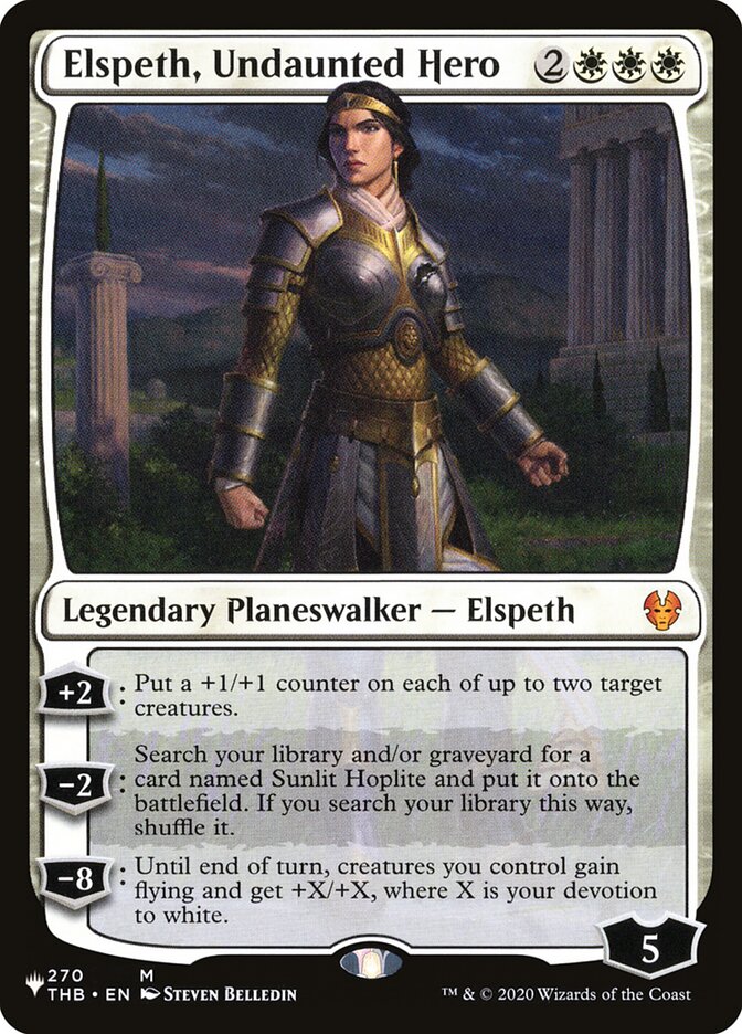 Elspeth, Undaunted Hero [The List] | Magic Magpie