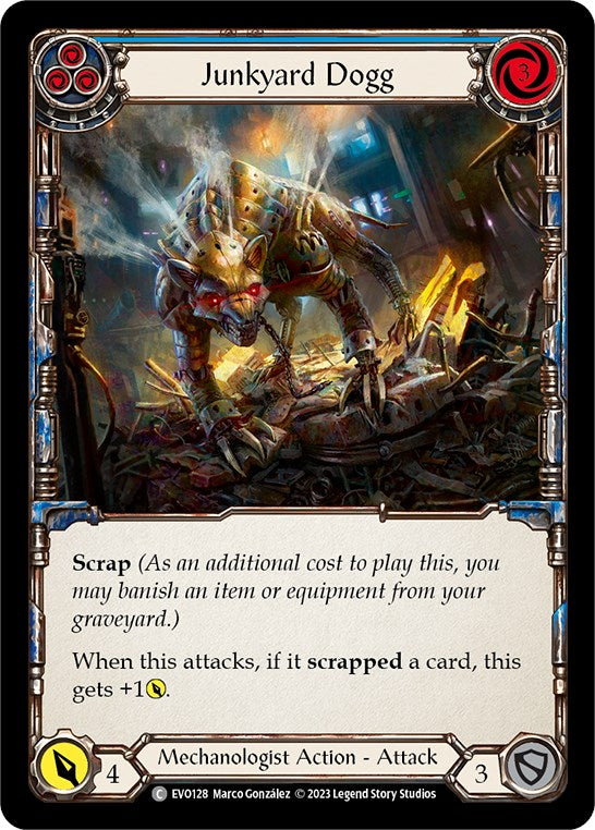 Junkyard Dogg (Blue) [EVO128] (Bright Lights)  Rainbow Foil | Magic Magpie