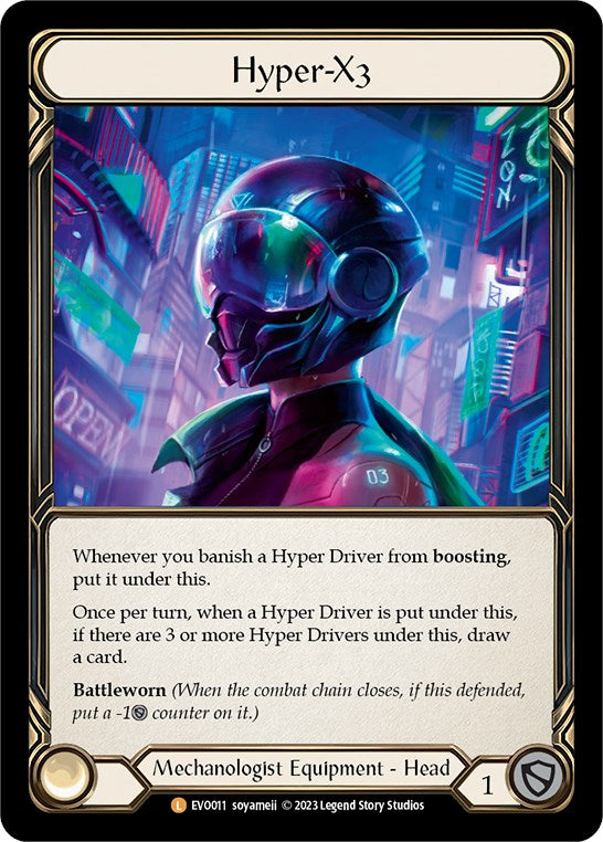 Hyper-X3 [EVO011] (Bright Lights)  Rainbow Foil | Magic Magpie