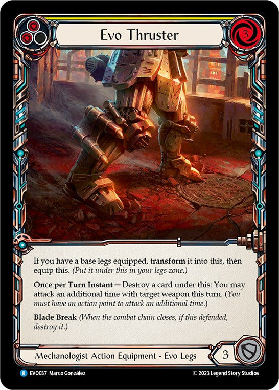 Evo Thruster [EVO037] (Bright Lights)  Cold Foil | Magic Magpie