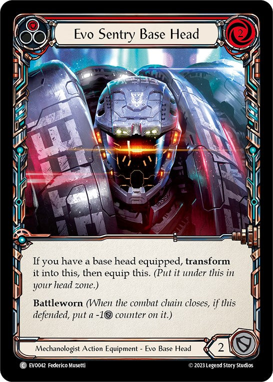 Evo Sentry Base Head [EVO042] (Bright Lights)  Cold Foil | Magic Magpie