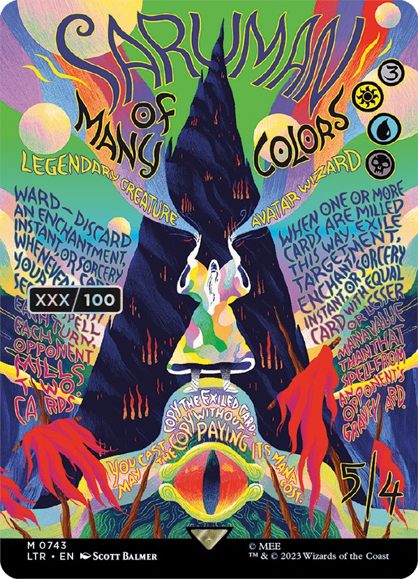 Saruman of Many Colors (Borderless Poster) (Serialized) [The Lord of the Rings: Tales of Middle-Earth] | Magic Magpie