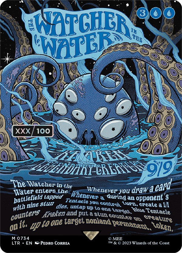 The Watcher in the Water (Borderless Poster) (Serialized) [The Lord of the Rings: Tales of Middle-Earth] | Magic Magpie