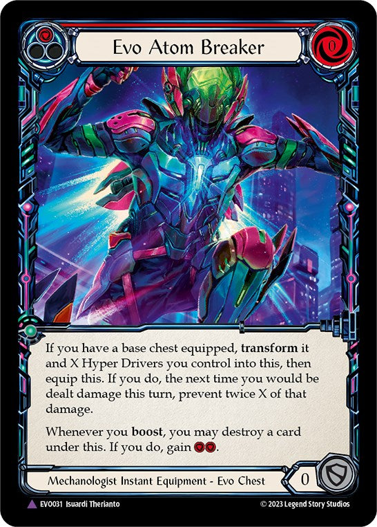 Evo Atom Breaker (Marvel) [EVO031] (Bright Lights)  Cold Foil | Magic Magpie