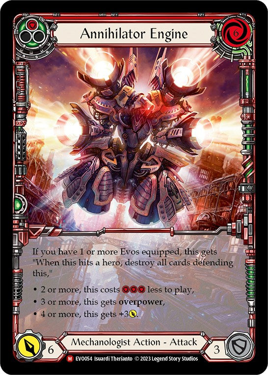 Annihilator Engine (Extended Art) [EVO054] (Bright Lights)  Rainbow Foil | Magic Magpie