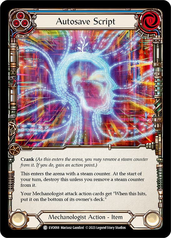 Autosave Script [EVO098] (Bright Lights)  Rainbow Foil | Magic Magpie