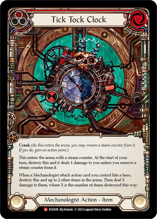 Tick Tock Clock [EVO074] (Bright Lights)  Rainbow Foil | Magic Magpie