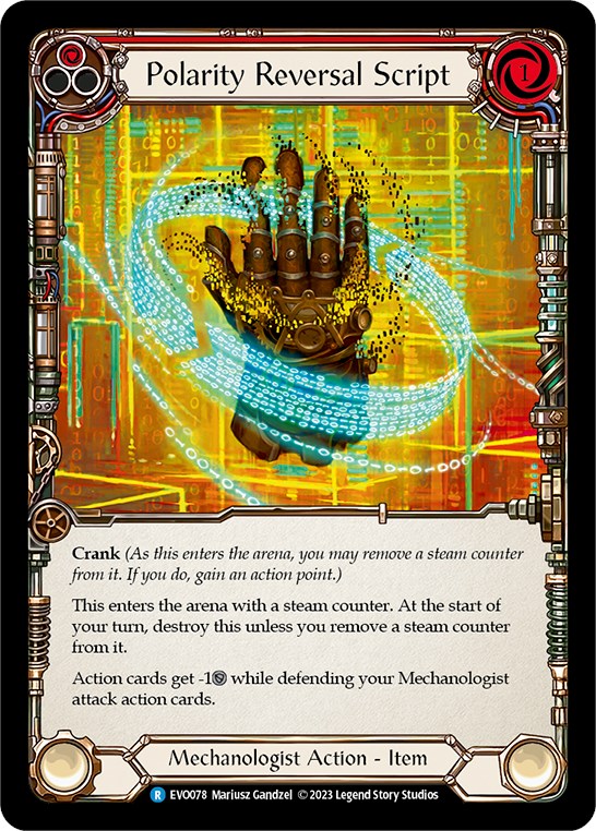 Polarity Reversal Script [EVO078] (Bright Lights)  Rainbow Foil | Magic Magpie