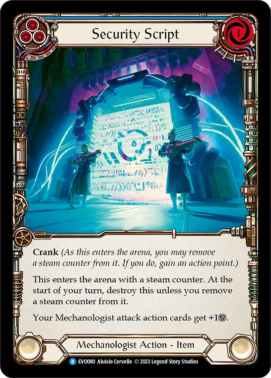 Security Script [EVO080] (Bright Lights)  Rainbow Foil | Magic Magpie