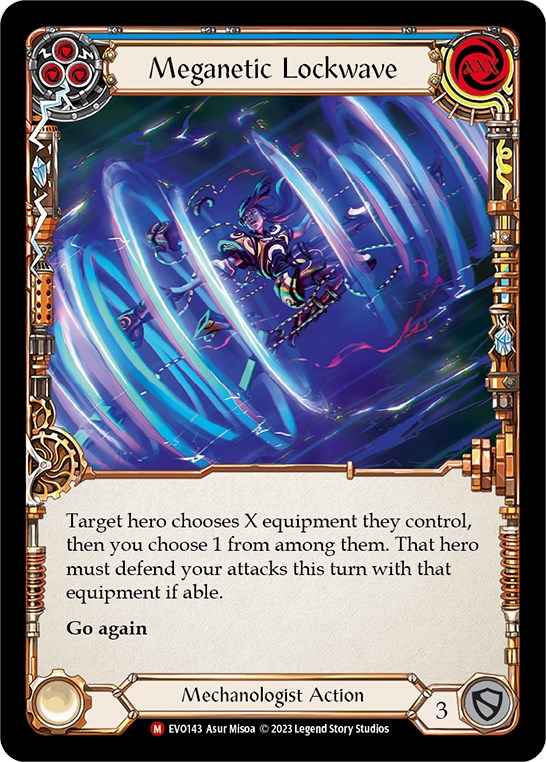 Meganetic Lockwave [EVO143] (Bright Lights)  Rainbow Foil | Magic Magpie