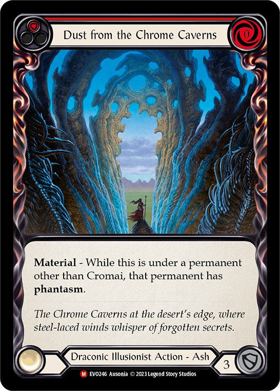 Dust from the Chrome Caverns [EVO246] (Bright Lights)  Rainbow Foil | Magic Magpie