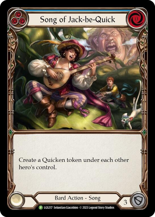 Song of Jack-be-Quick [LGS217] (Promo)  Rainbow Foil | Magic Magpie