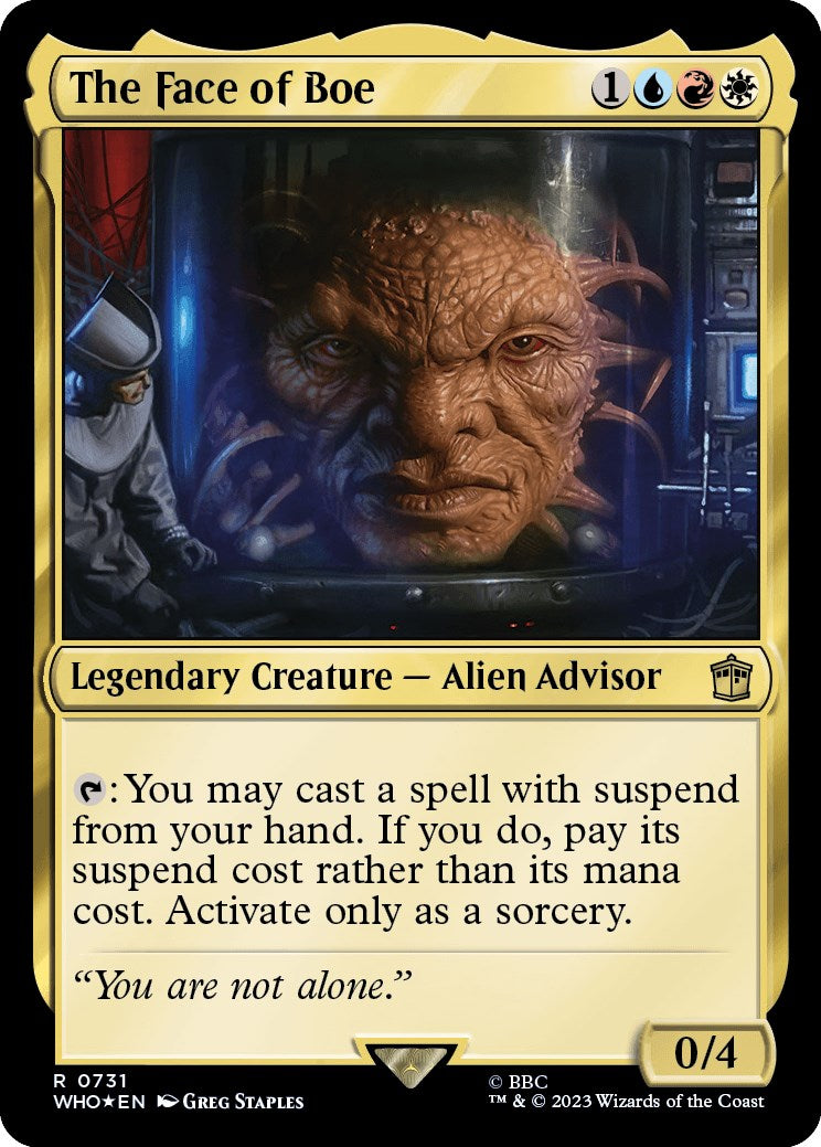 The Face of Boe (Surge Foil) [Doctor Who] | Magic Magpie