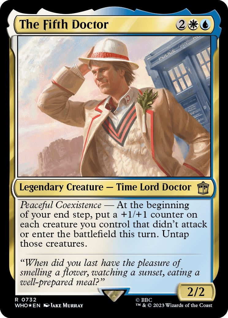 The Fifth Doctor (Surge Foil) [Doctor Who] | Magic Magpie