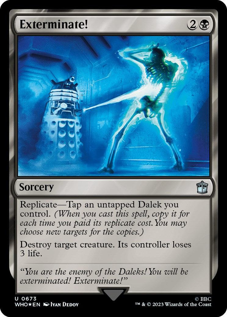 Exterminate! (Surge Foil) [Doctor Who] | Magic Magpie