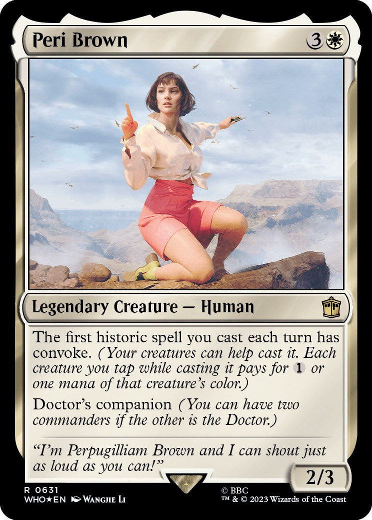 Peri Brown (Surge Foil) [Doctor Who] | Magic Magpie