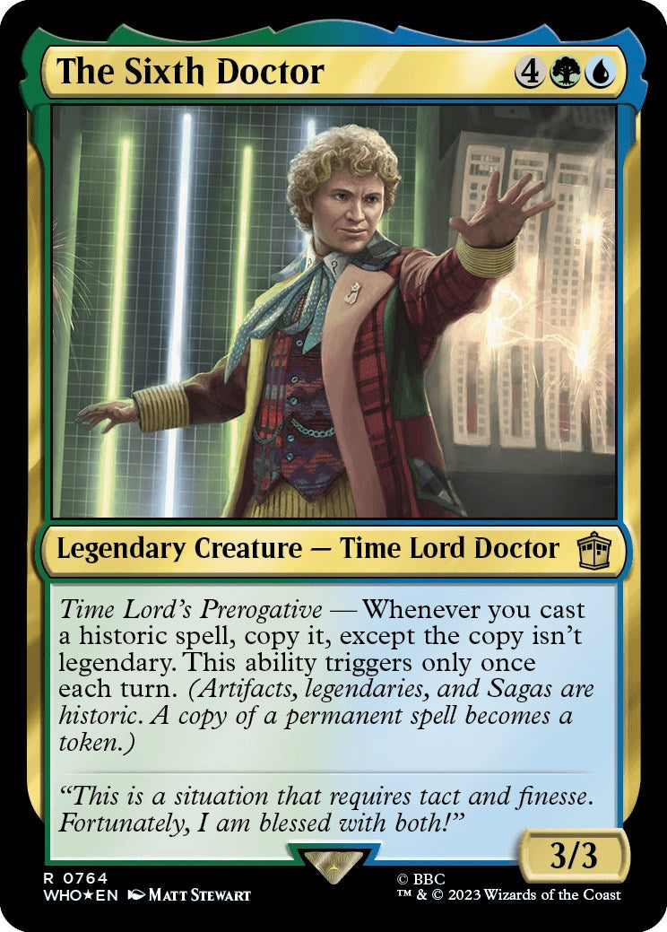 The Sixth Doctor (Surge Foil) [Doctor Who] | Magic Magpie