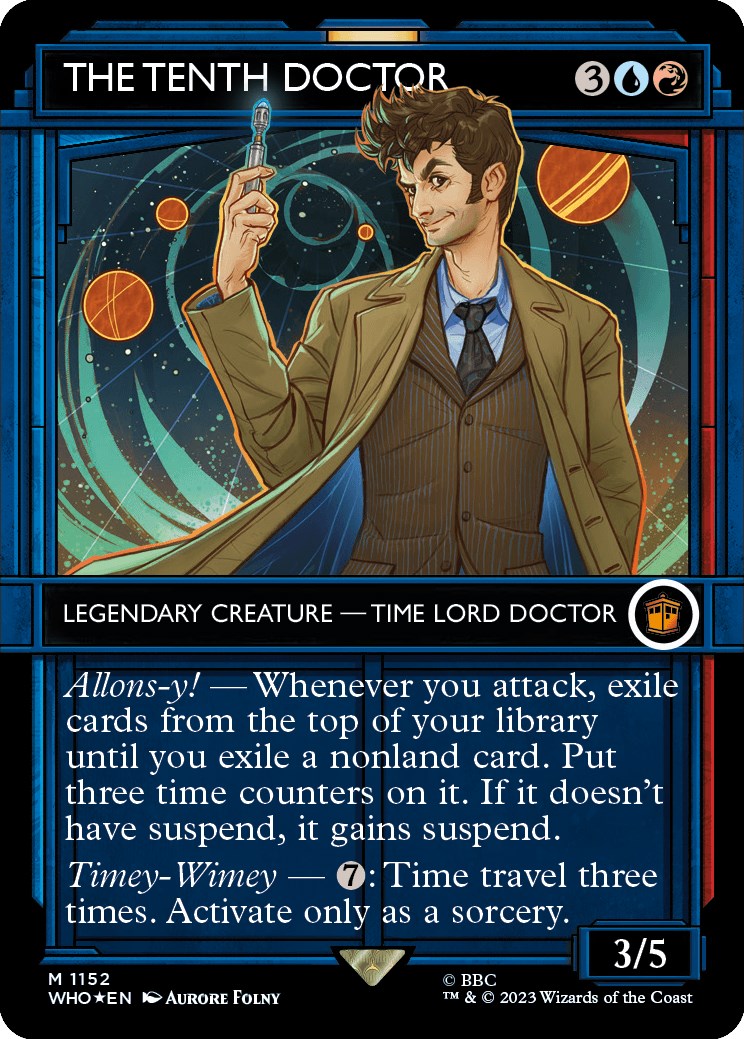 The Tenth Doctor (Showcase) (Surge Foil) [Doctor Who] | Magic Magpie