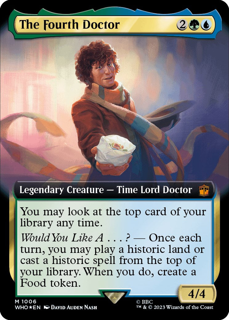 The Fourth Doctor (Extended Art) (Surge Foil) [Doctor Who] | Magic Magpie