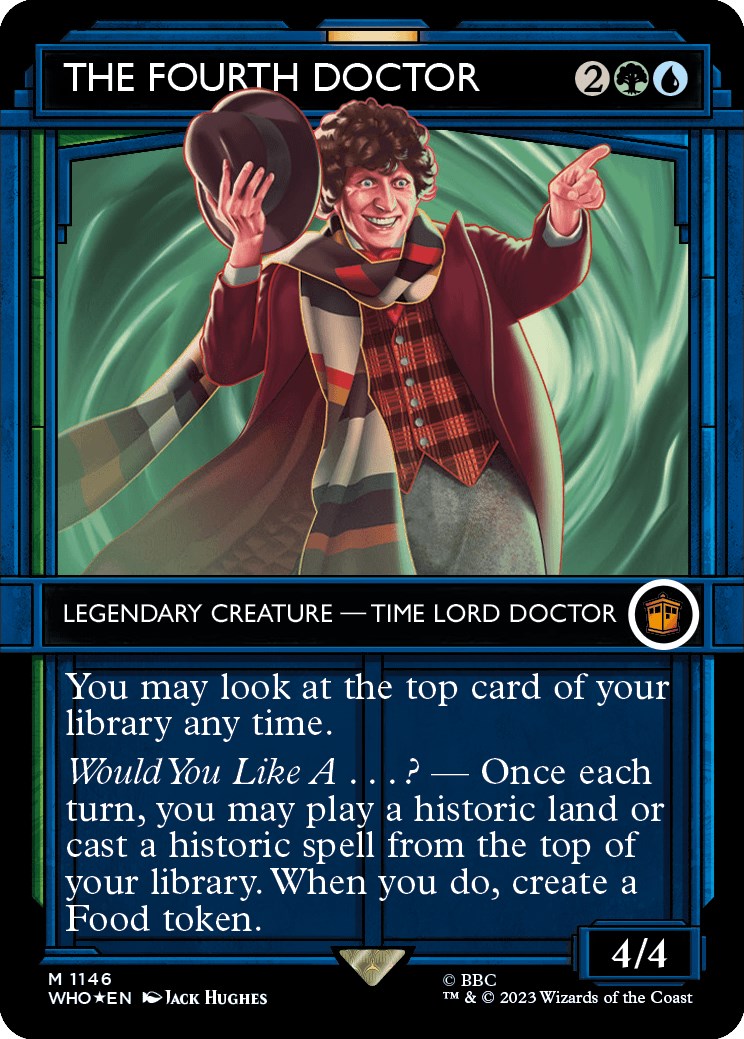 The Fourth Doctor (Showcase) (Surge Foil) [Doctor Who] | Magic Magpie