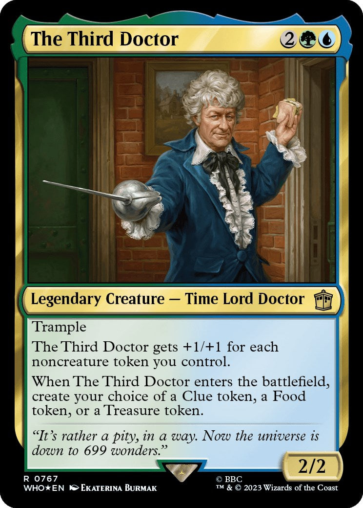 The Third Doctor (Surge Foil) [Doctor Who] | Magic Magpie