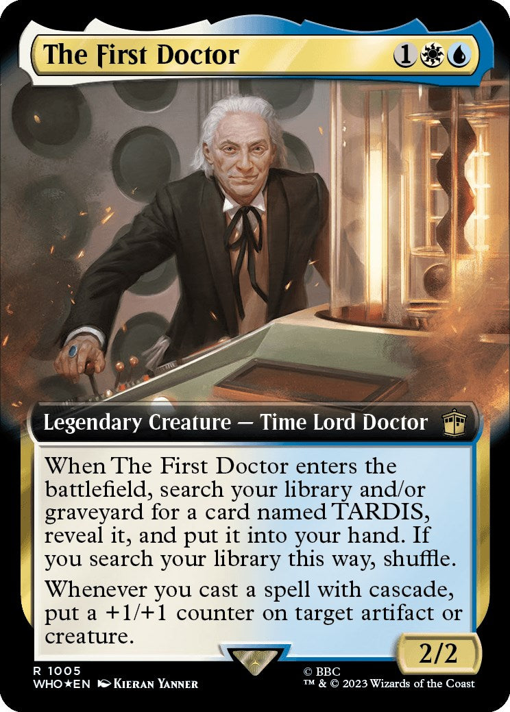 The First Doctor (Extended Art) (Surge Foil) [Doctor Who] | Magic Magpie