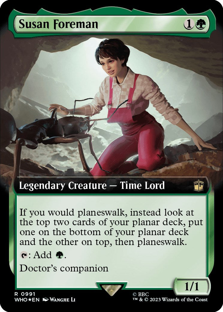 Susan Foreman (Extended Art) (Surge Foil) [Doctor Who] | Magic Magpie