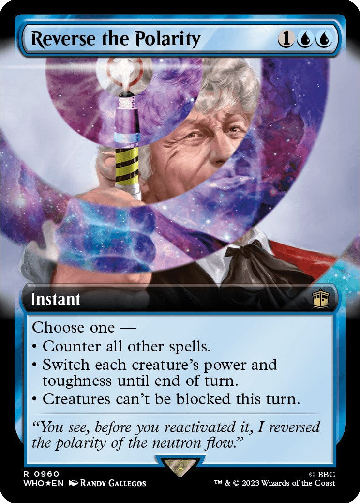 Reverse the Polarity (Extended Art) (Surge Foil) [Doctor Who] | Magic Magpie