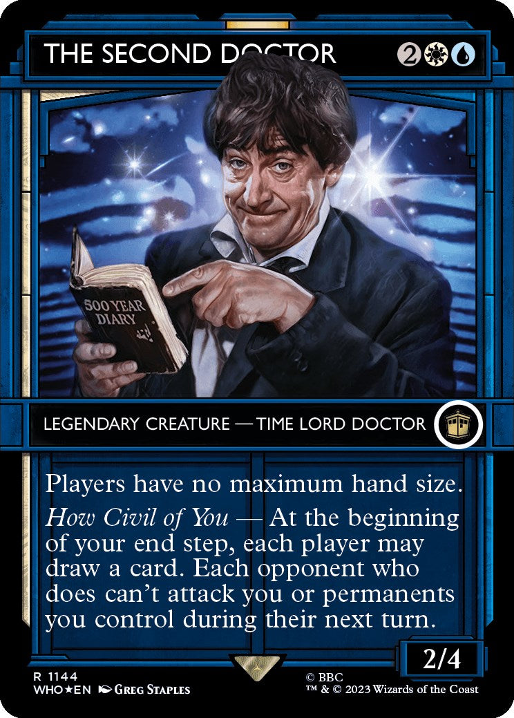 The Second Doctor (Showcase) (Surge Foil) [Doctor Who] | Magic Magpie