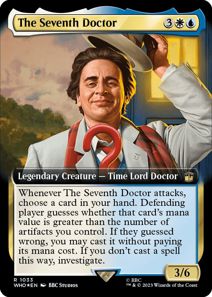 The Seventh Doctor (Extended Art) (Surge Foil) [Doctor Who] | Magic Magpie