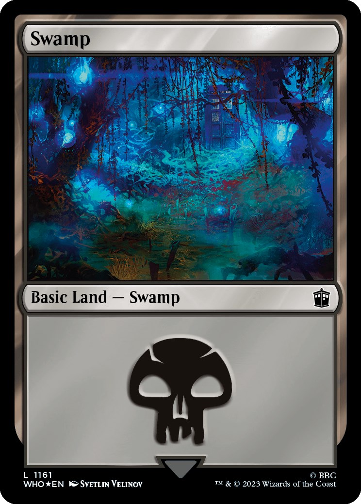 Swamp (1161) (Surge Foil) [Doctor Who] | Magic Magpie