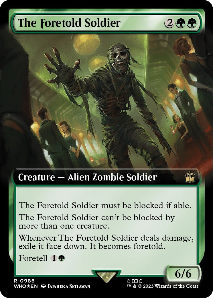 The Foretold Soldier (Extended Art) (Surge Foil) [Doctor Who] | Magic Magpie