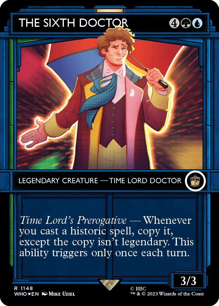 The Sixth Doctor (Showcase) (Surge Foil) [Doctor Who] | Magic Magpie