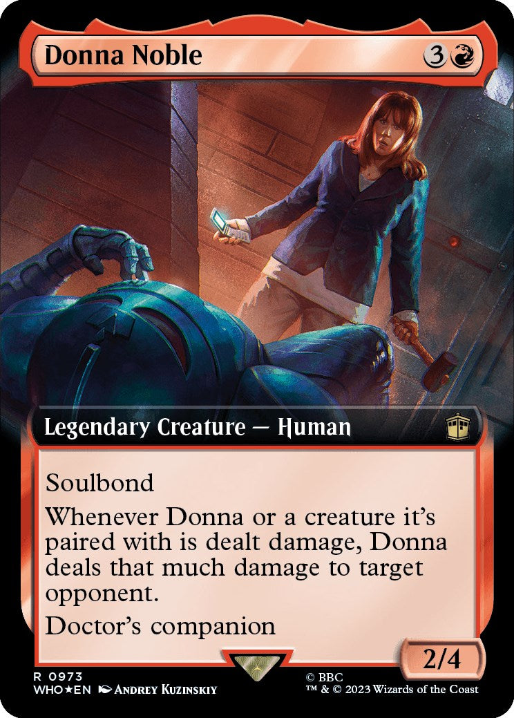 Donna Noble (Extended Art) (Surge Foil) [Doctor Who] | Magic Magpie