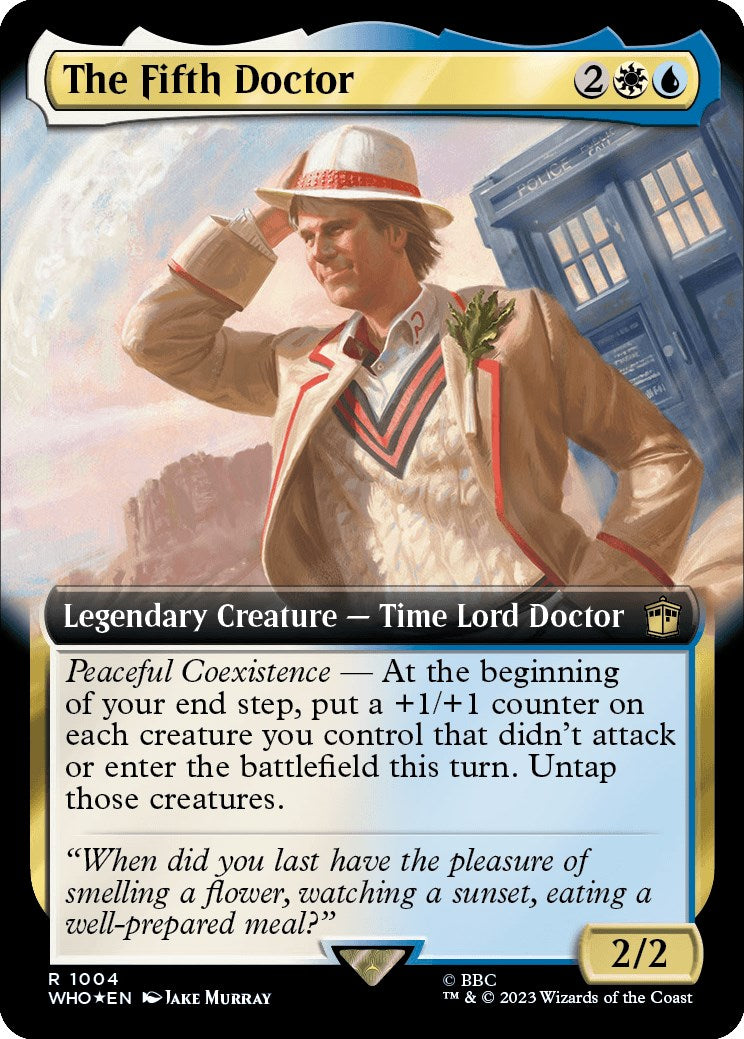 The Fifth Doctor (Extended Art) (Surge Foil) [Doctor Who] | Magic Magpie