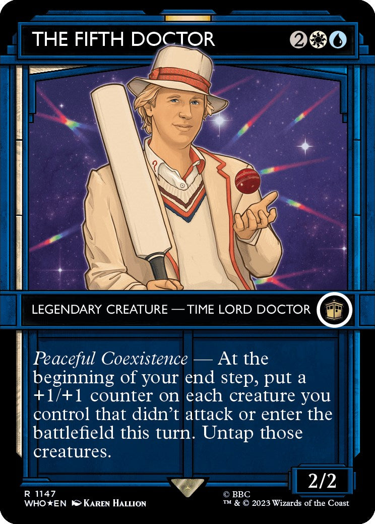 The Fifth Doctor (Showcase) (Surge Foil) [Doctor Who] | Magic Magpie