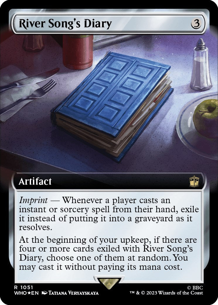 River Song's Diary (Extended Art) (Surge Foil) [Doctor Who] | Magic Magpie