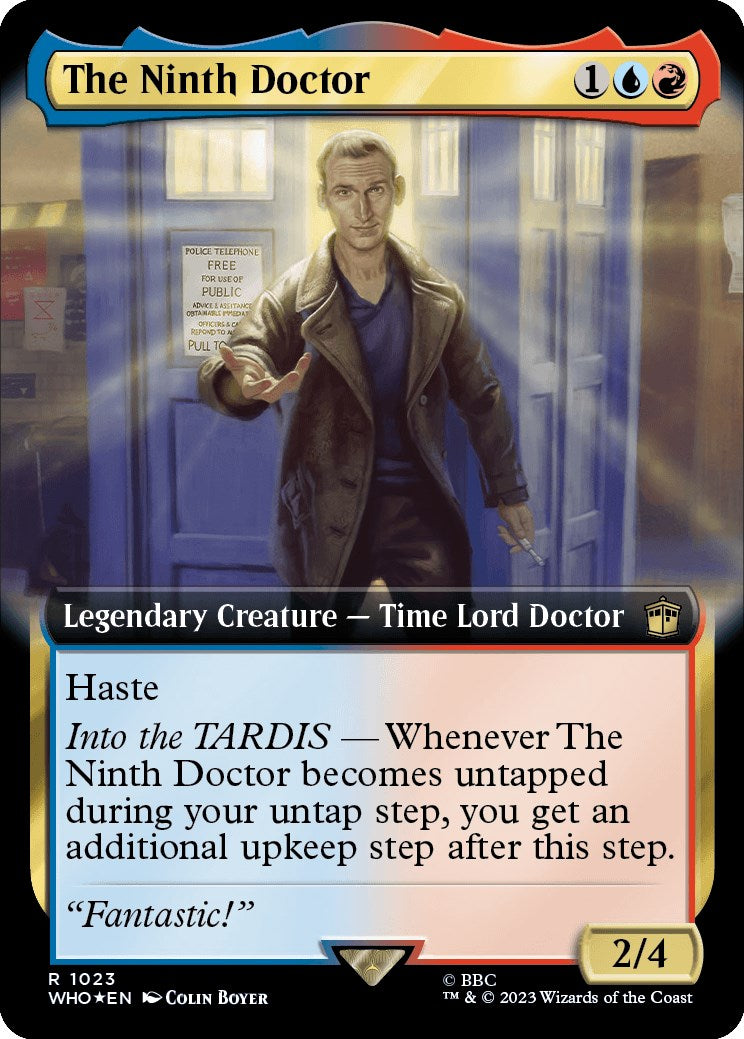 The Ninth Doctor (Extended Art) (Surge Foil) [Doctor Who] | Magic Magpie