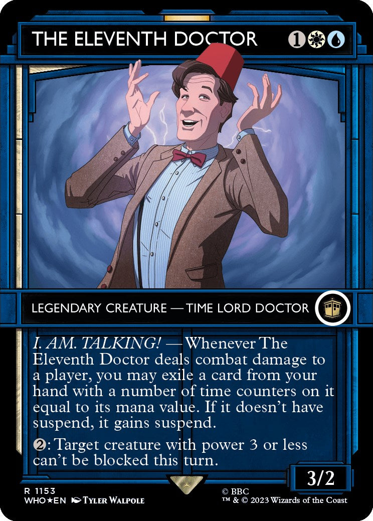 The Eleventh Doctor (Showcase) (Surge Foil) [Doctor Who] | Magic Magpie