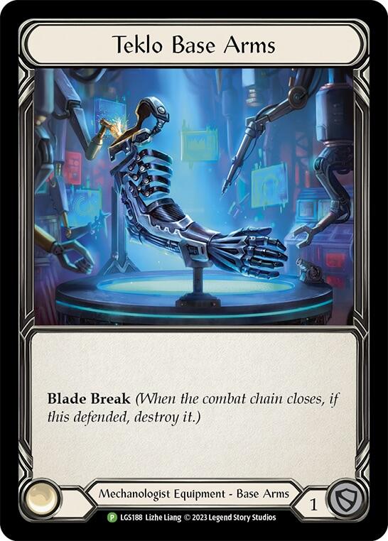 Teklo Base Arms [LGS188] (Promo)  Cold Foil | Magic Magpie