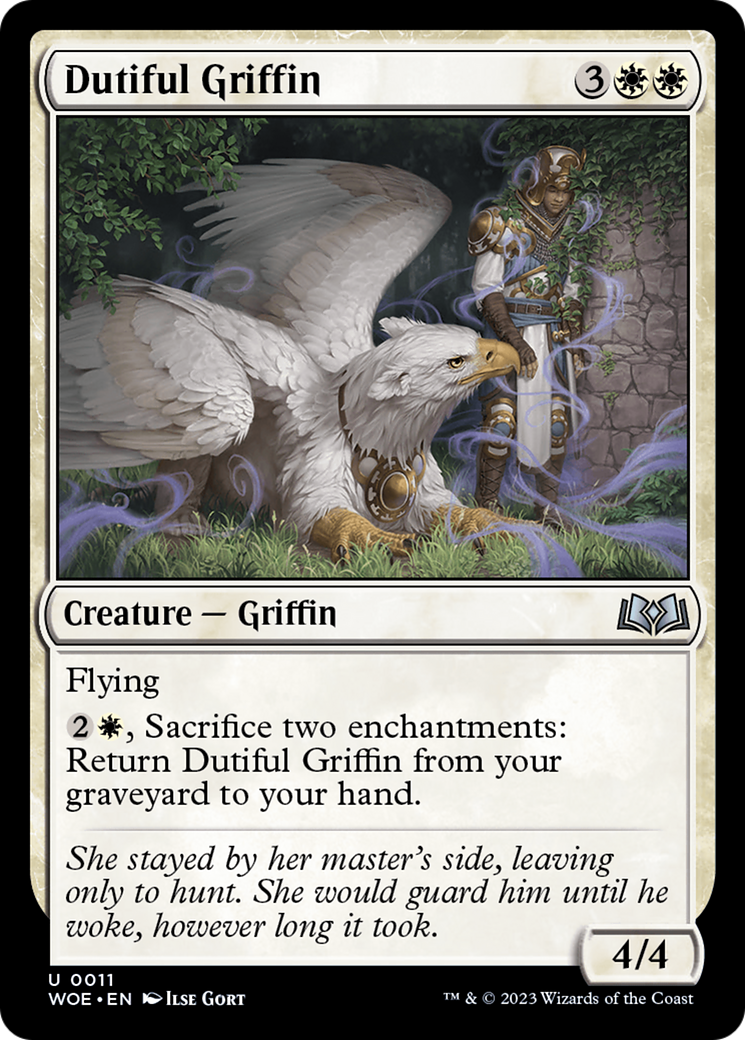 Dutiful Griffin [Wilds of Eldraine] | Magic Magpie