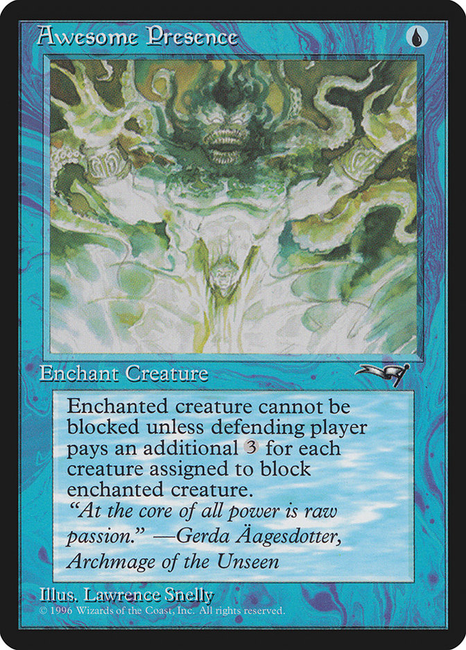 Awesome Presence (Creature Facing) [Alliances] | Magic Magpie
