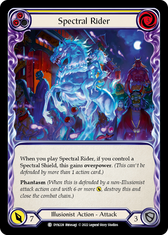 Spectral Rider (Yellow) [DYN228] (Dynasty) | Magic Magpie