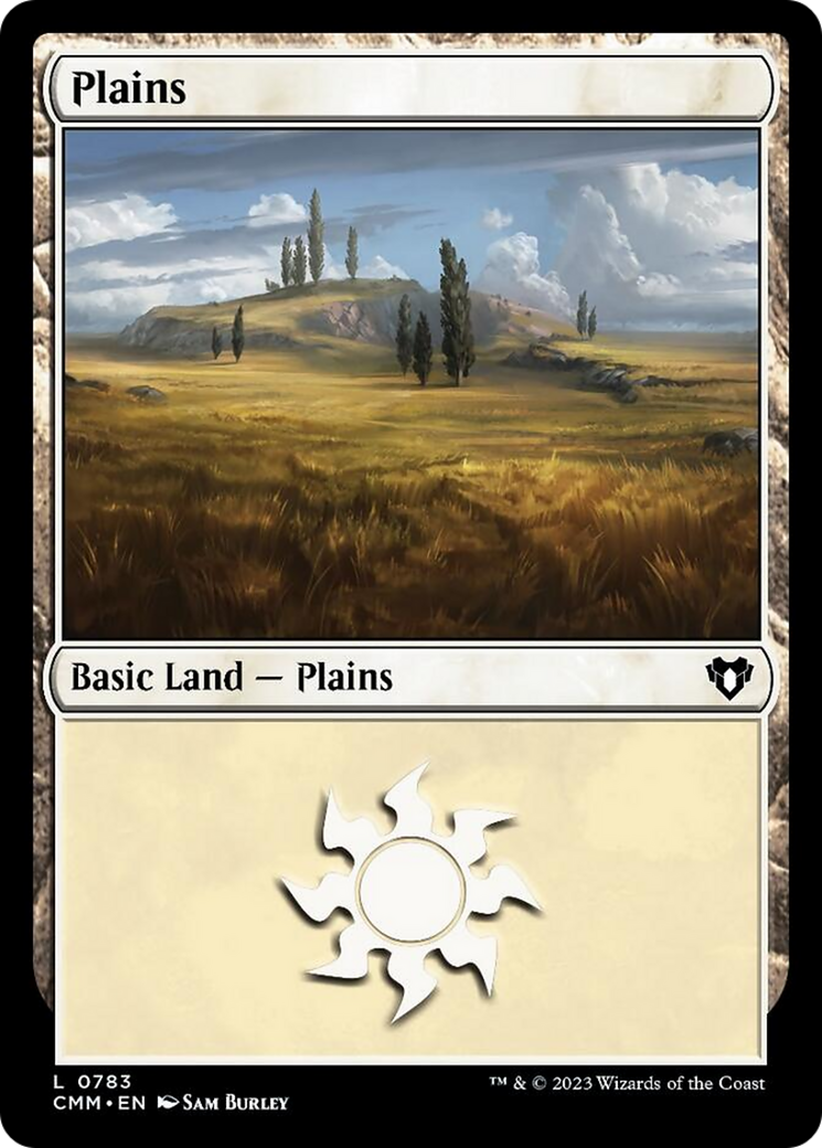 Plains (783) [Commander Masters] | Magic Magpie