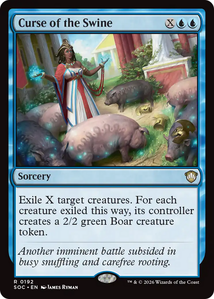 Curse of the Swine [Secrets of Strixhaven Commander] | Magic Magpie