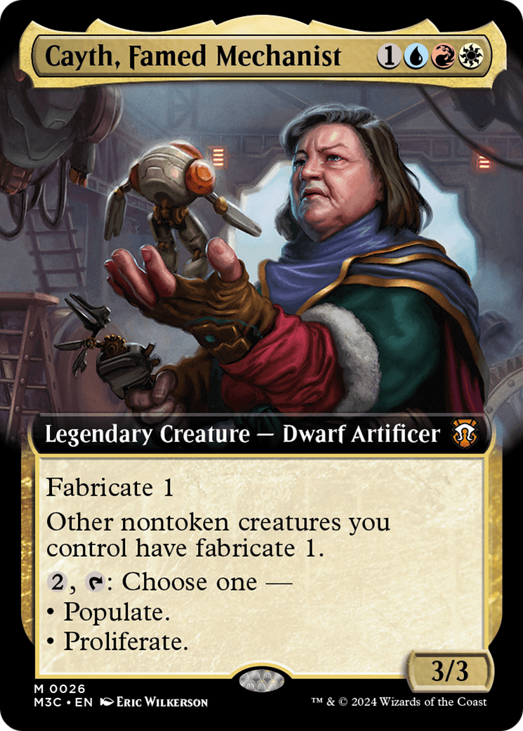 Cayth, Famed Mechanist (Extended Art) [Modern Horizons 3 Commander] | Magic Magpie